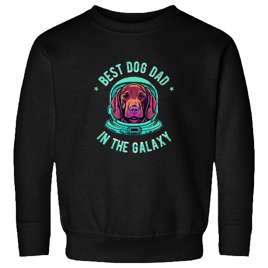 Dog Vizsla The bests Vizsla dog Dad in the galaxy Vizsla 5 9 Sweatshirts