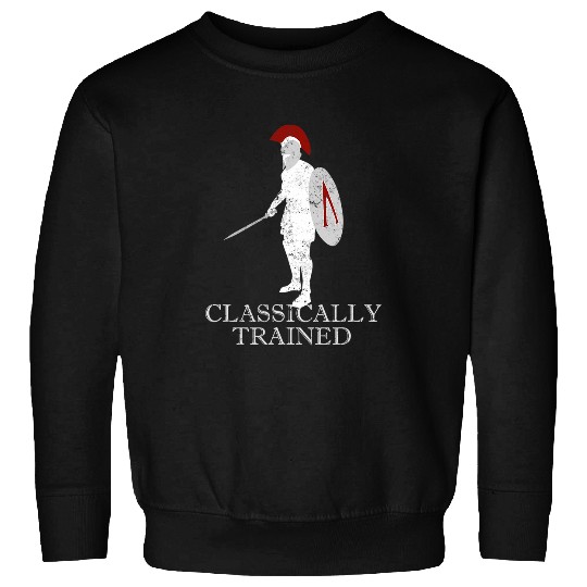 Funny Spartan Warrior Ancient Greek Hoplite History Sparta Sweatshirts