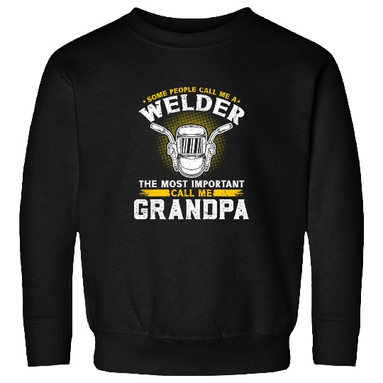 Welders Mens Handyman Craftsman Dad Grandpa Welder 3 Sweatshirts