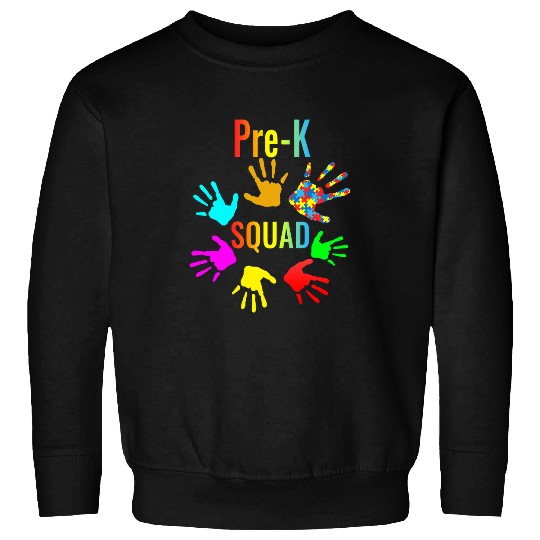 PreK Squad Autism Teacher Back To School Sweatshirts