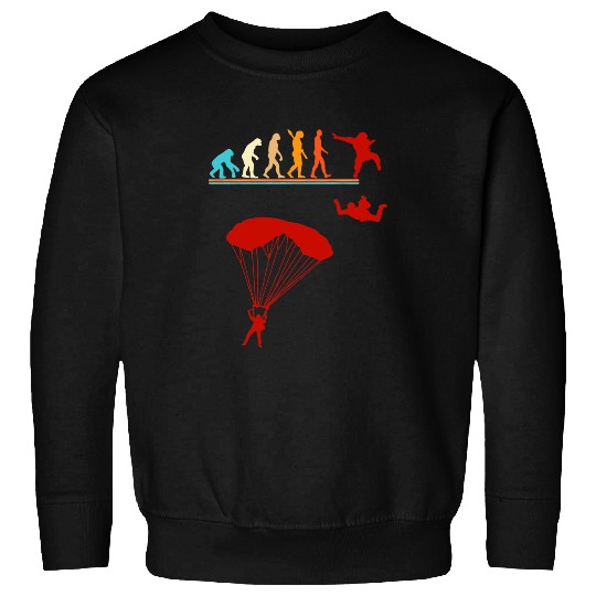 Skydiving Gift vintages Skydiving Evolution skydive lovers parachute jump Sweatshirts