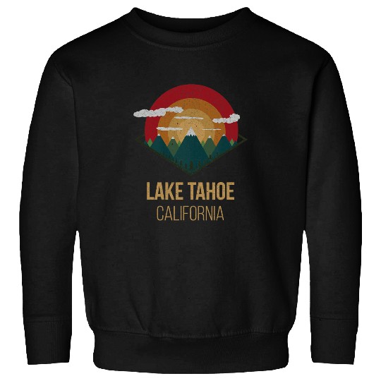 Skiing Ski Snowboard Lake Tahoe californias Winter Mountain Gift Sweatshirts