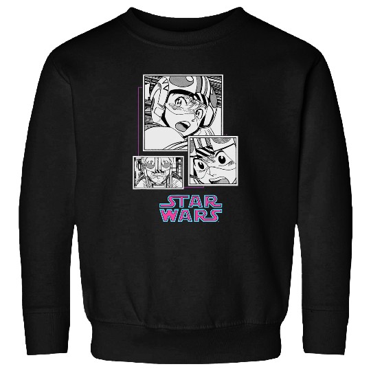 Star Wars Manga Luke Skywalker Xwing Pilot Comic Panels Sweatshirts