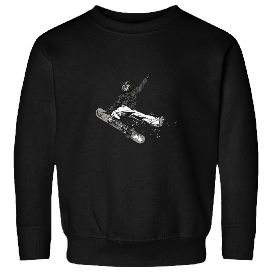 Skiing Ski Snowboarding Retro Snowboarder Men Gift Snowboard Sweatshirts