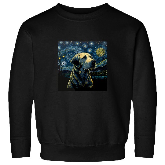 Labrador Lab Dog Starry Night Van Gogh Labrador Mom Dad 39 Sweatshirts