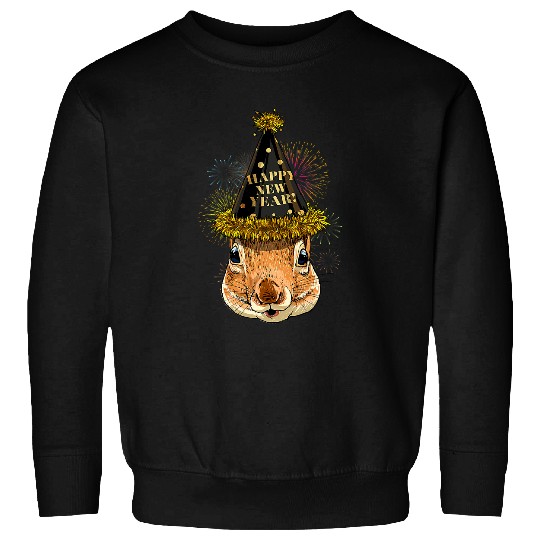 Squirrel Lover New Year Squirrel New Years Eve Party Countdown Rodents83 Sweatshirts