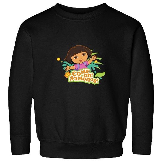 Dora the Explorer Come On Vamanos Dora Tropical Portrait Sweatshirts