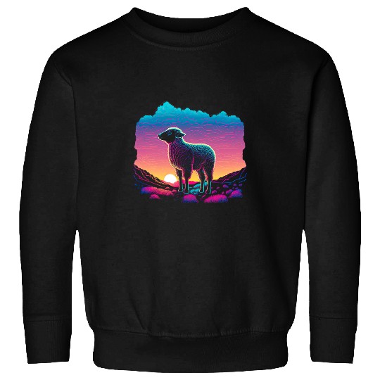 Retro Aesthetic Lamb Sweatshirts
