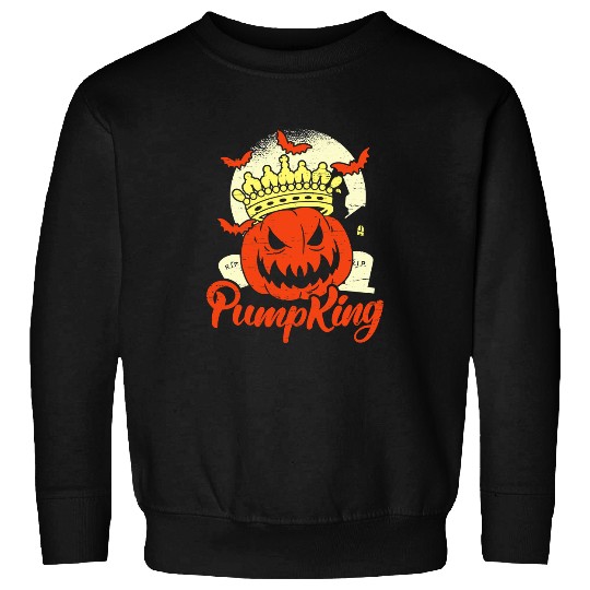 Pumpking Pumpkin King Funny Happy Halloween 3 Sweatshirts