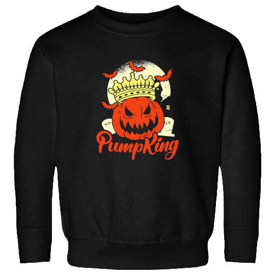 Pumpking Pumpkin King Funny Happy Halloween 3 Sweatshirts