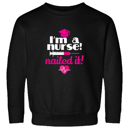 nurses Funny Graduation Nursing Student RN CNA LPN Registered Sweatshirts