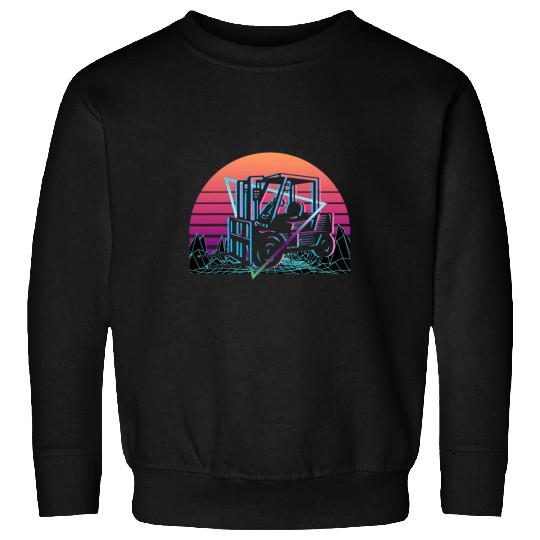 Forklift Operator Retro Sweatshirts