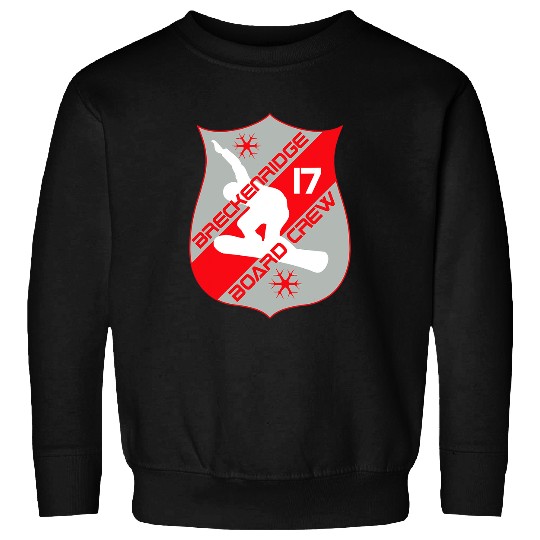 Skiing Ski Breckenridge Colorado Board Crew Snowboarding Sweatshirts