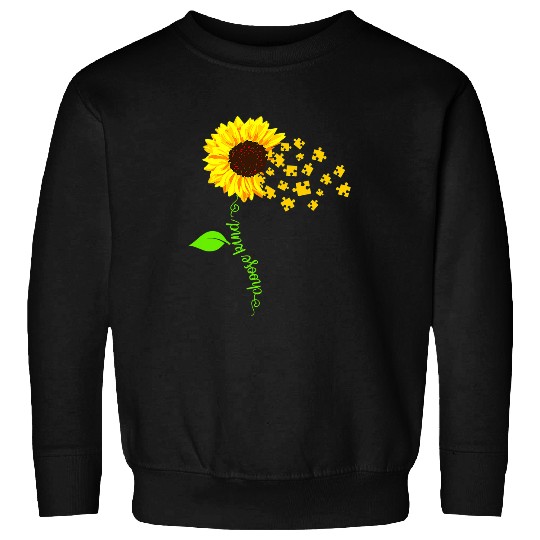 Autism Choose Kind Autism awareness Sunflower Mom Women Cute Gifts 3 Neurodiverse Sweatshirts