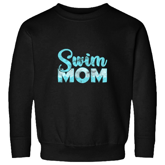 Swimming Pool Womens Swim Mom Prouder Swimmer Woman Sweatshirts