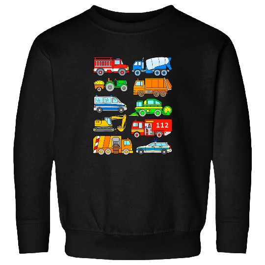Tractor driving Police Vehicles fires Trash Truck Tractor Sweatshirts