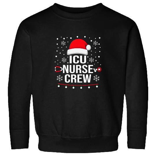 Silent Night ICU nurses Christmas Intensive Care Unit Sweatshirts
