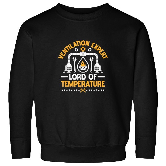 Funny HVAC Installer Technician Aircon Install AC Repairman Sweatshirts