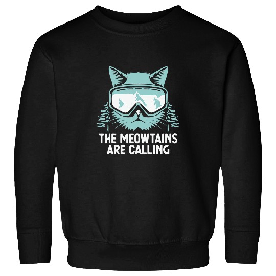 Skiing Ski Design For Men Women Snowboard Goggle Skiing Lover Sweatshirts