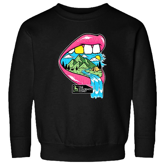 Big Mouth 2Pop Art Mountain Adventure Sweatshirts