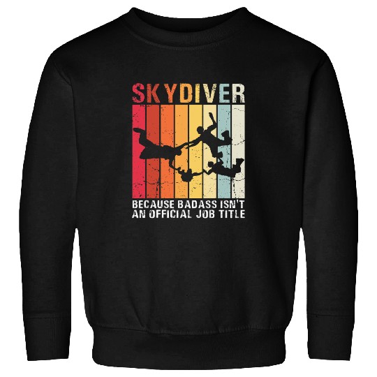 Skydiving Gift vintages Skydiving Retro Parachuting Skydiver Sweatshirts