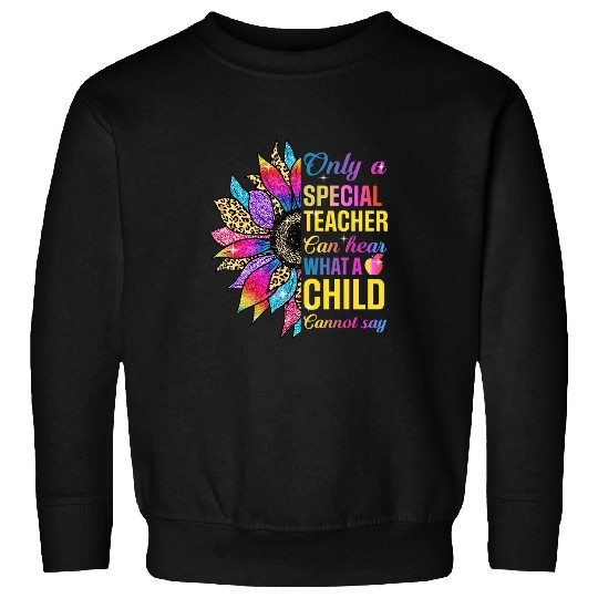 Autism Awareness Special Education Teacher Day Sunflower Neurodiverse Sweatshirts