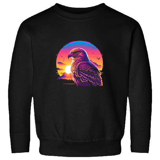 Retro Aesthetic Hawk Sweatshirts