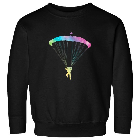 Skydiving Gift Retro Graphic Paragliding Paraglider Parachute Skydiver 2 2 Sweatshirts