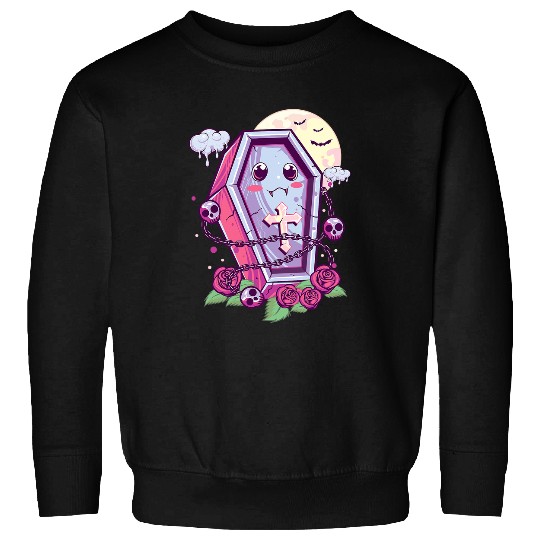 Kawaii Pastel Goth Cute Creepy Coffin Menhera Occult Nu Goth 19 Sweatshirts