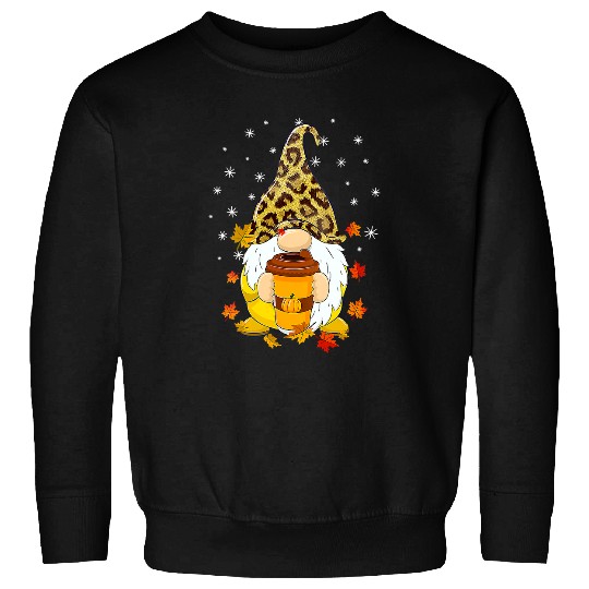 Its Fall Yall Gnome Pumpkin Spice Latte Happy Thanksgiving2 Sweatshirts