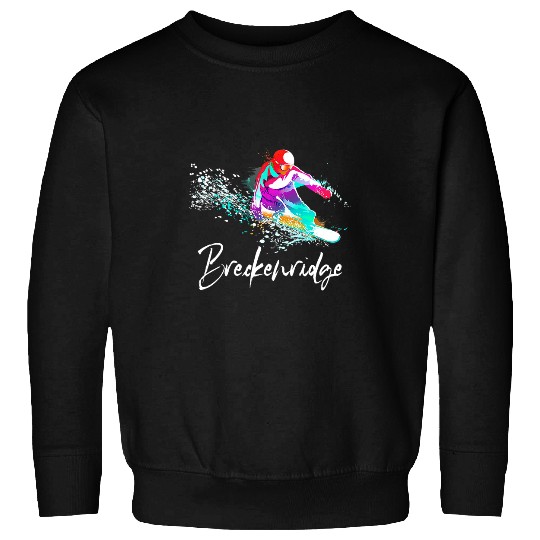 Skiing Ski Snowboarding vintages Breckenridge Colorado Tee Sweatshirts