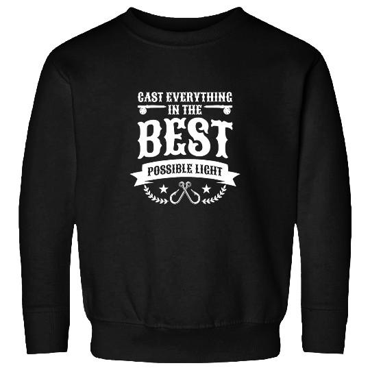 Fishing Mens Funny Fishy Bass Fish Fishing Quote For A Fisherman Fisher Sweatshirts
