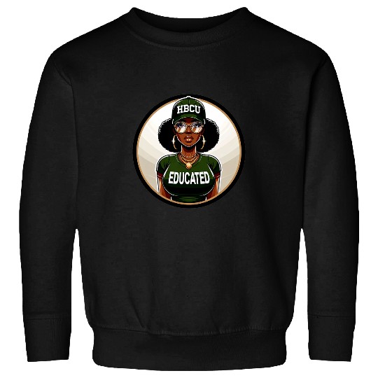 HBCU Black History Educated Alumni Apparel Women 2024 Sweatshirts