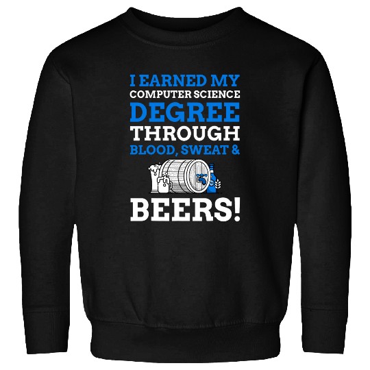 Funny Computing Degree Gifts Qualified Computer Scientist Sweatshirts