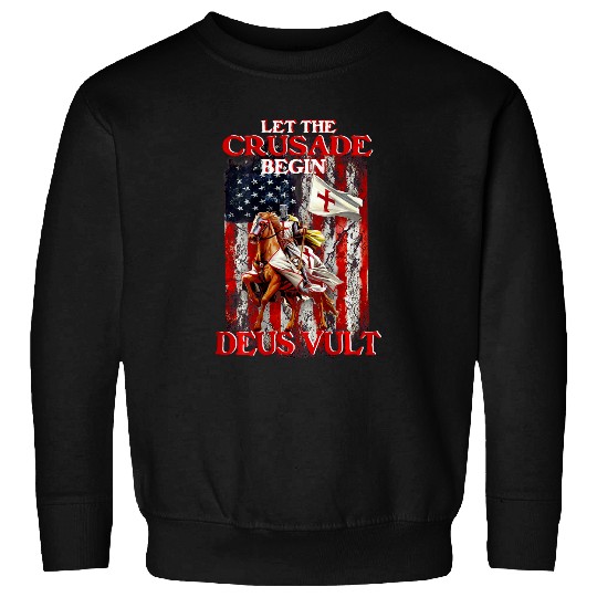 Christian Knights Templar Crusader Warrior Of God Kneel For The Cross Christ Sweatshirts