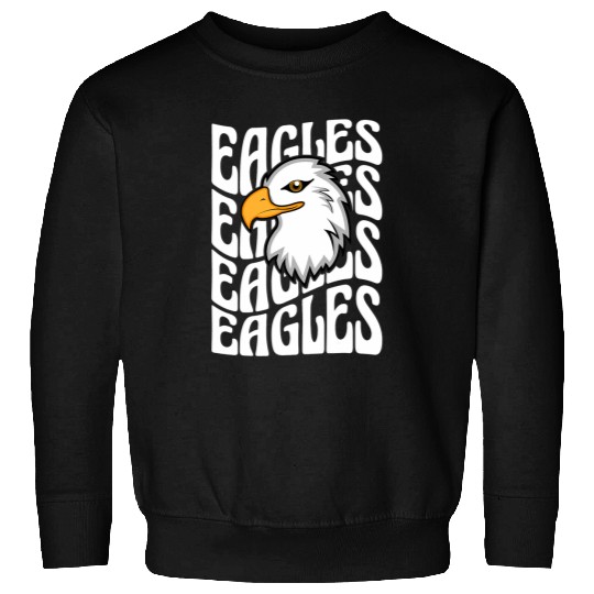eagless School Sports Fan Team Spirit Teacher Parent Student Sweatshirts