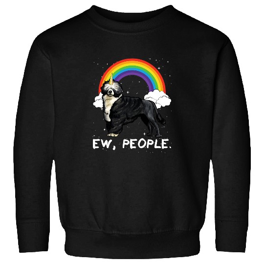 Rainbow Portuguese Water Dog Ew People Unicorns Dog Sweatshirts