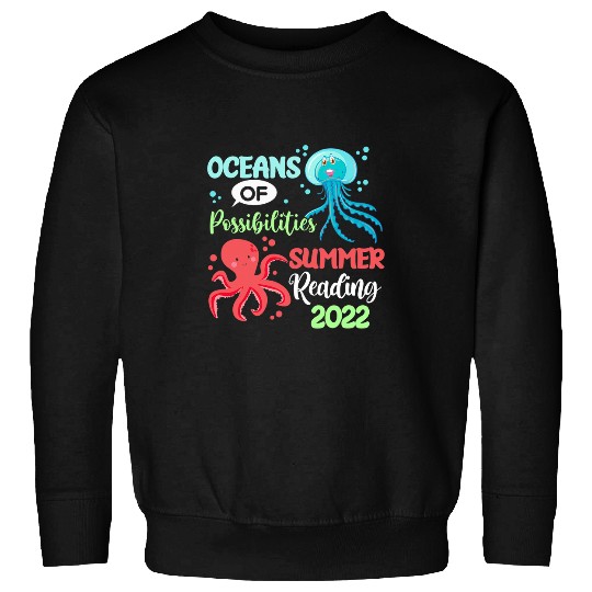 Book Reading Oceans of Possibilities Summer Reading Prize Octopus Sweatshirts