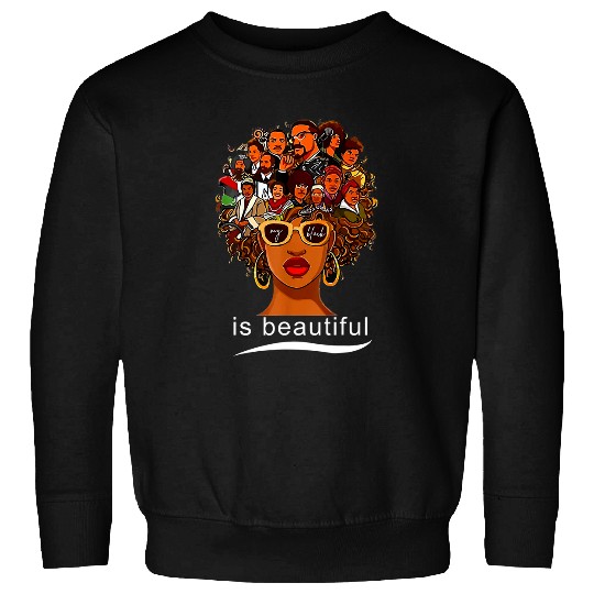 My Black is Beautiful Costume History Month Pride DNA Gift Sweatshirts