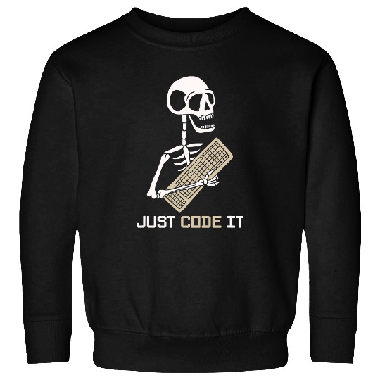 Skeletons Skulls Programmer Software Developer Coder Code It Skull Sweatshirts