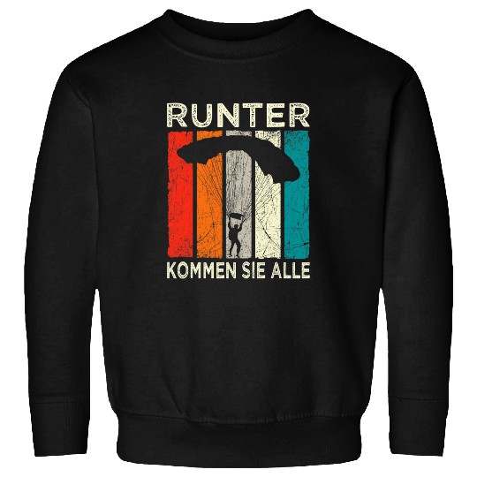 Skydiving Gift Skydive Skydiving Parachutist Parachute 1 Sweatshirts