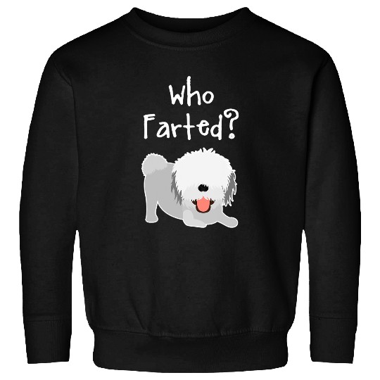Bearded Collie funny dog lover gift idea who farted Sweatshirts