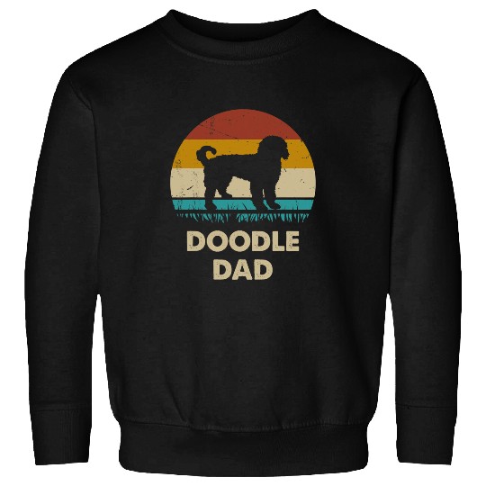 Goldendoodle Dad For Men Goldendoodle Dog vintages Gift Dad Doodle Dog Sweatshirts