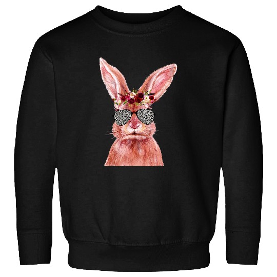 Rabbits Sunglass Japanese Cherry Cute Blossom Sakura Flower Sweatshirts