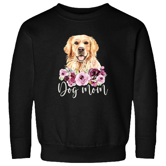 Goldie Mom Floral 624 Golden Retriever Dog Sweatshirts
