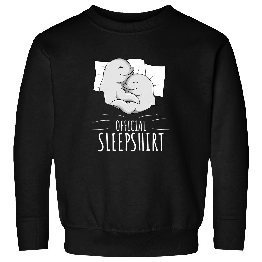 Whales Beluga Whale Official Sleep Sweatshirts