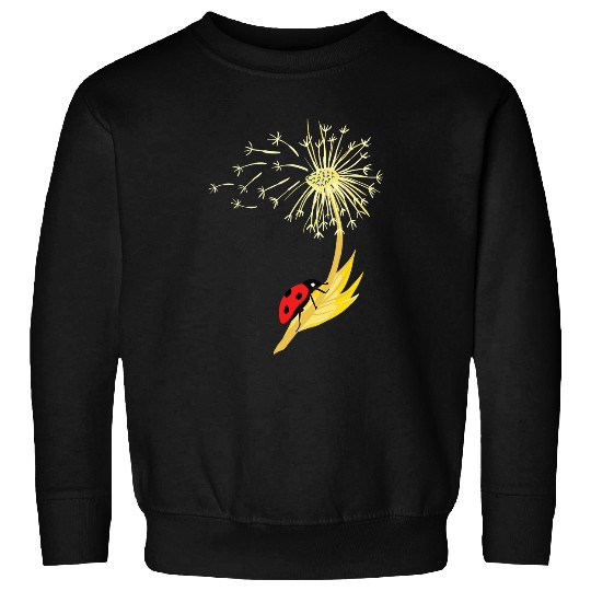 Dandelion Seeds Ladybug Gardener Herbalist Sweatshirts
