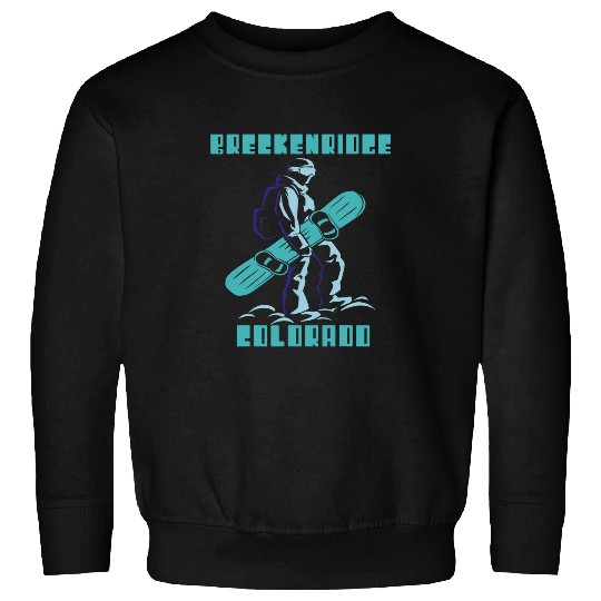 Skiing Ski Breckenridge Skiing Winter Vacation Ski Colorado Snowboard Sweatshirts