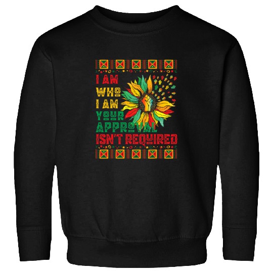 African Black Queen Black History Month sunflower Juneteenth Sweatshirts