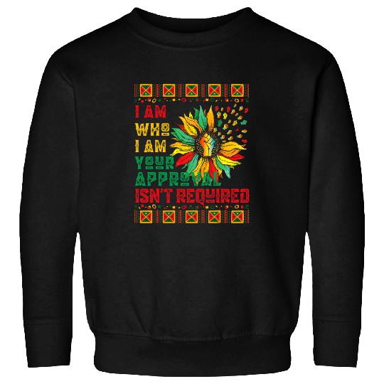 African Black Queen Black History Month sunflower Juneteenth Sweatshirts